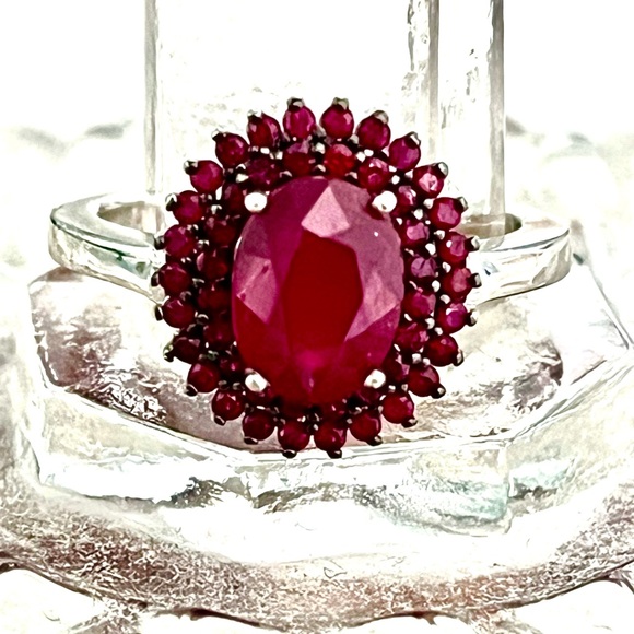 Jewelry - 2ct Genuine Ruby 14KGP Ring